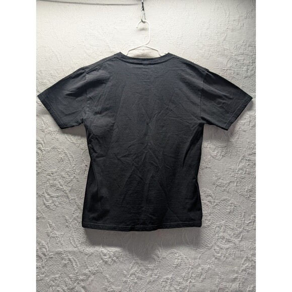 Riot Society Black Graphic T-Shirt Medium Panda Samurai Rose Rising Sun Japanese - Picture 2 of 7